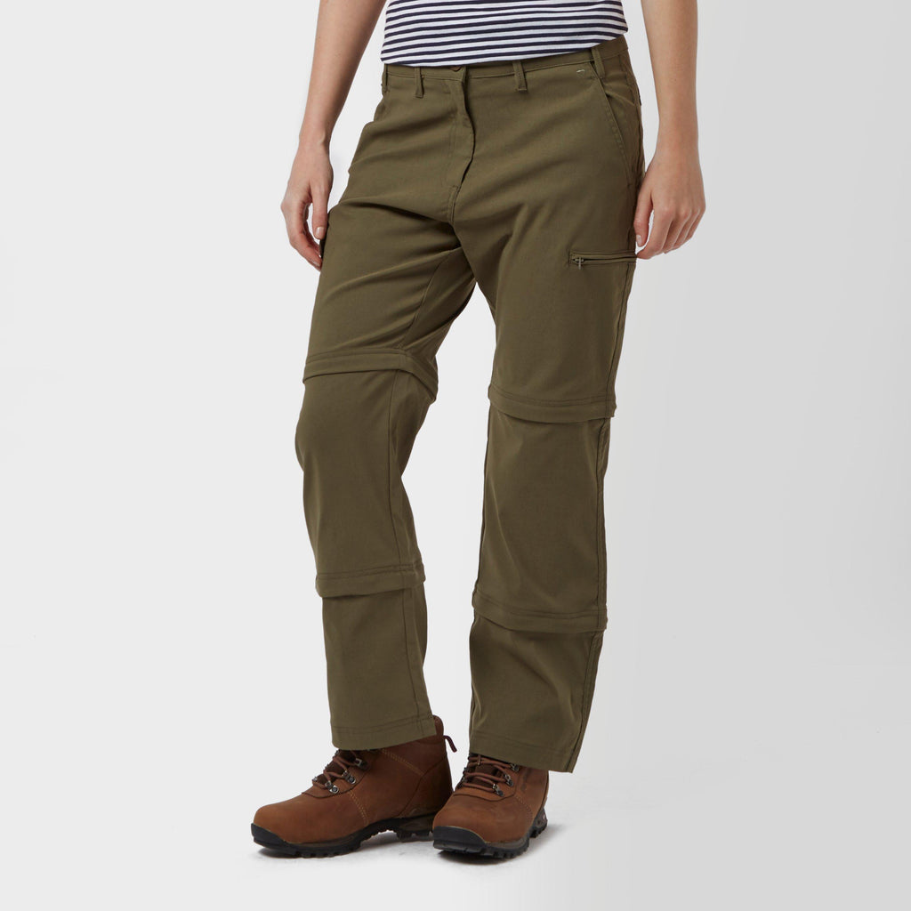 Women's Stretch Double Zip Off Trousers - Short