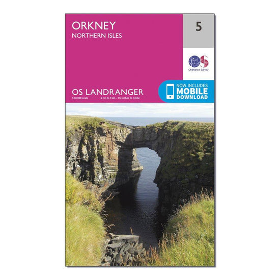 Landranger 5 Orkney  Northern Isles Map With Digital Version
