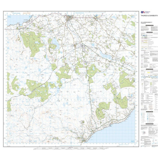 Landranger 11 Thurso & Dunbeath Map With Digital Version