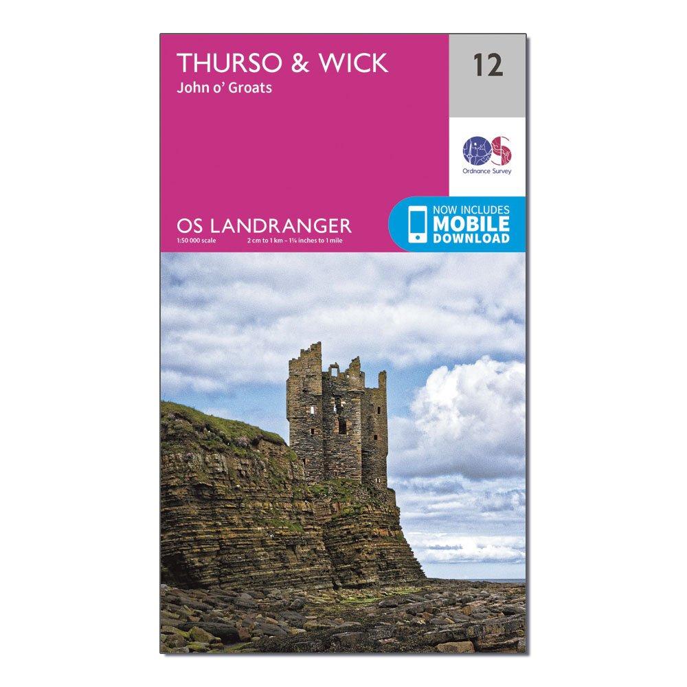 Landranger 12 Thurso & Wick Map