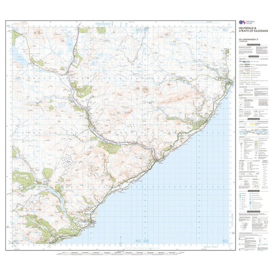 Landranger 17 Helmsdale & Strath of Kildonan Map