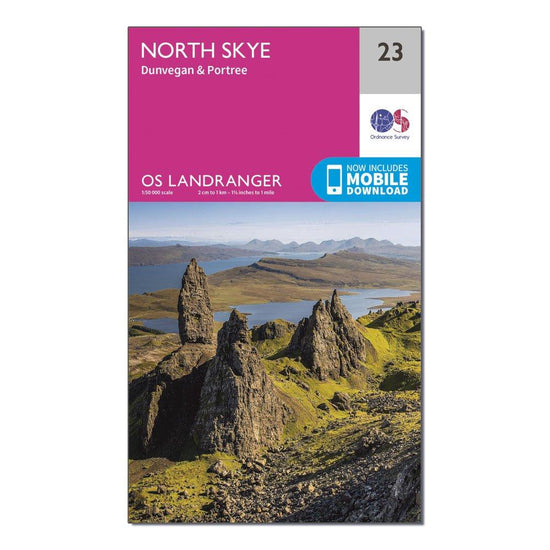 Landranger 23 North Skye Map