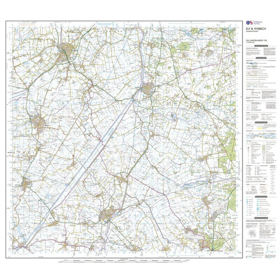 Landranger 143 Ely & Wisbech, Downham Market Map With Digital Version