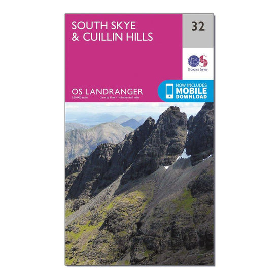 Landranger 32 South Skye & Cuillin Hills Map