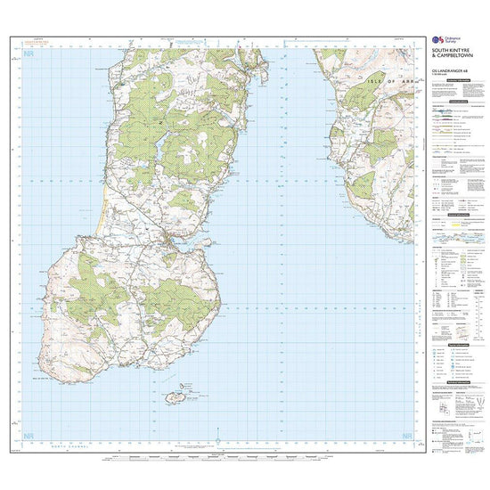 Landranger Active 68 South Kintyre & Campbeltown Map With Digital Version