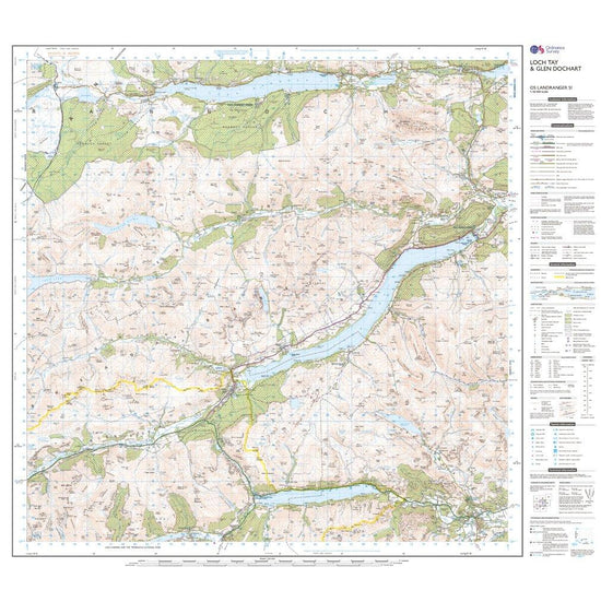 Landranger 51 Loch Tay & Glen Dochart Map