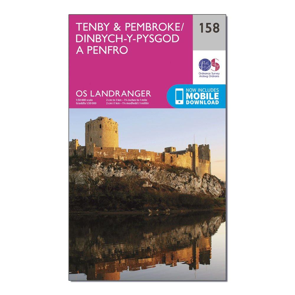 OS Landranger 158 Tenby & Pembroke Map