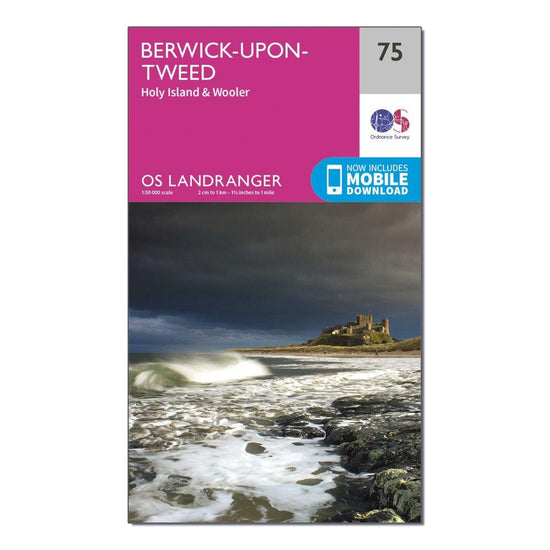 Landranger 75 Berwick-upon-Tweed Map With Digital Version