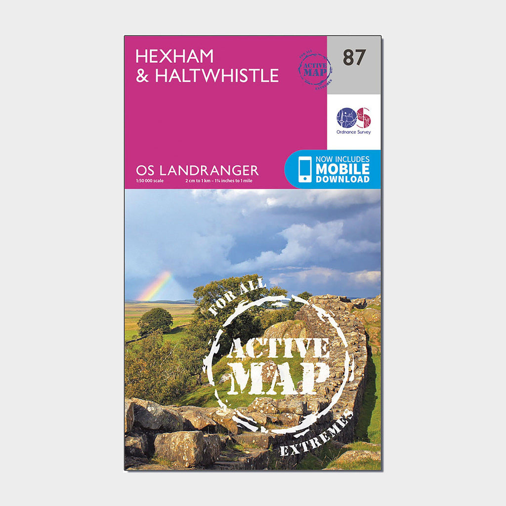 Landranger Active 87 Hexham & Haltwhistle Map With Digital Version