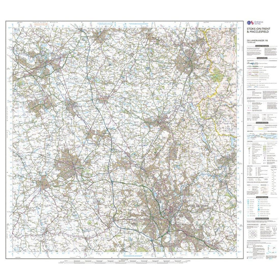 Landranger 118 Stoke-on-Trent & Macclesfield Map