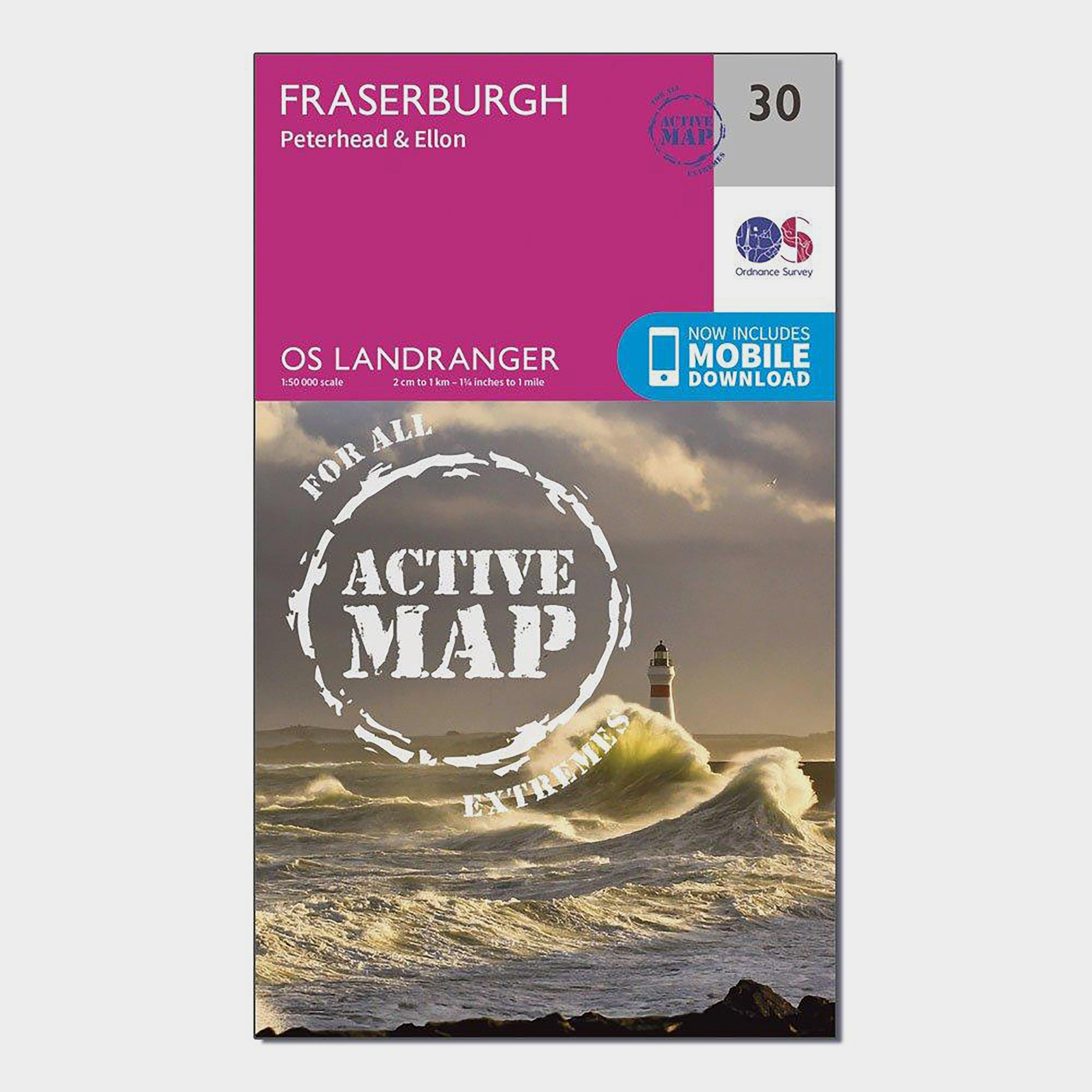 Landranger Active 30 Fraserburgh, Peterhead & Ellon Map With Digital Version