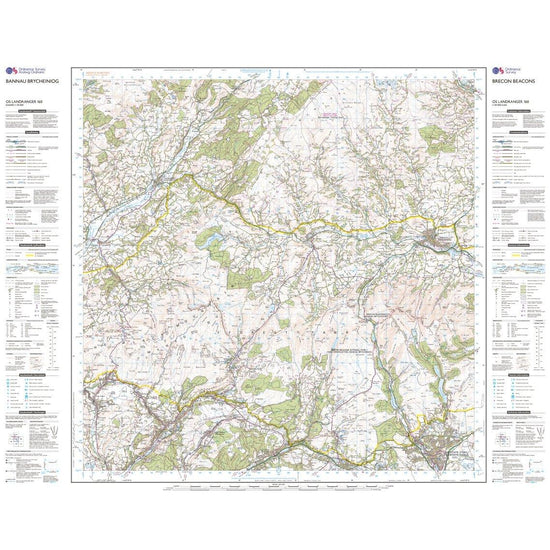 Landranger Active 160 Brecon Beacons Map With Digital Version