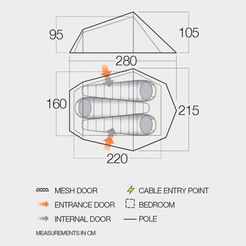 Banshee 300 3 Person Tent