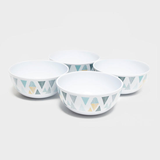Geo Triangle Bowls 4-Pack
