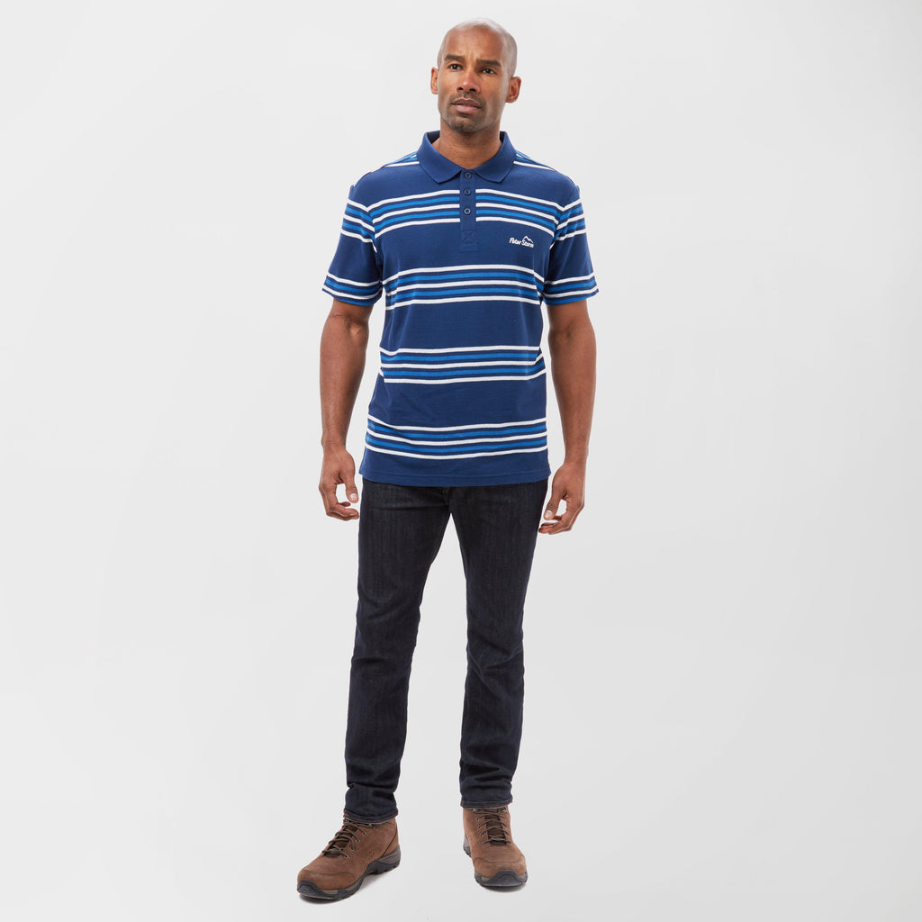 Men's Striped Polo Shirt