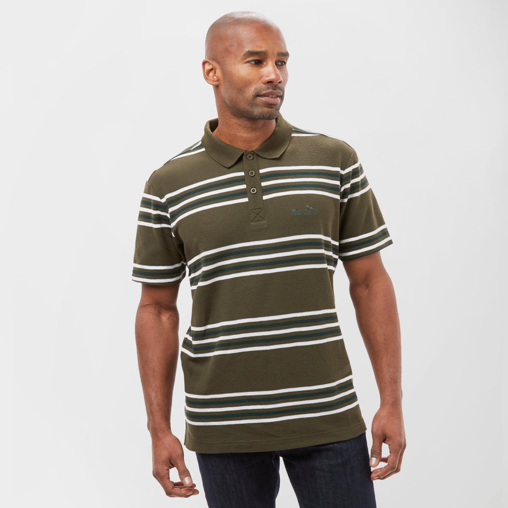 Men's Striped Polo Shirt