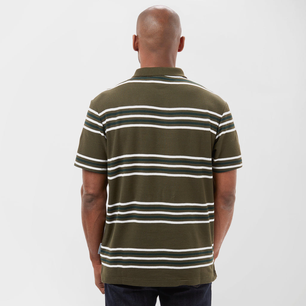 Men's Striped Polo Shirt