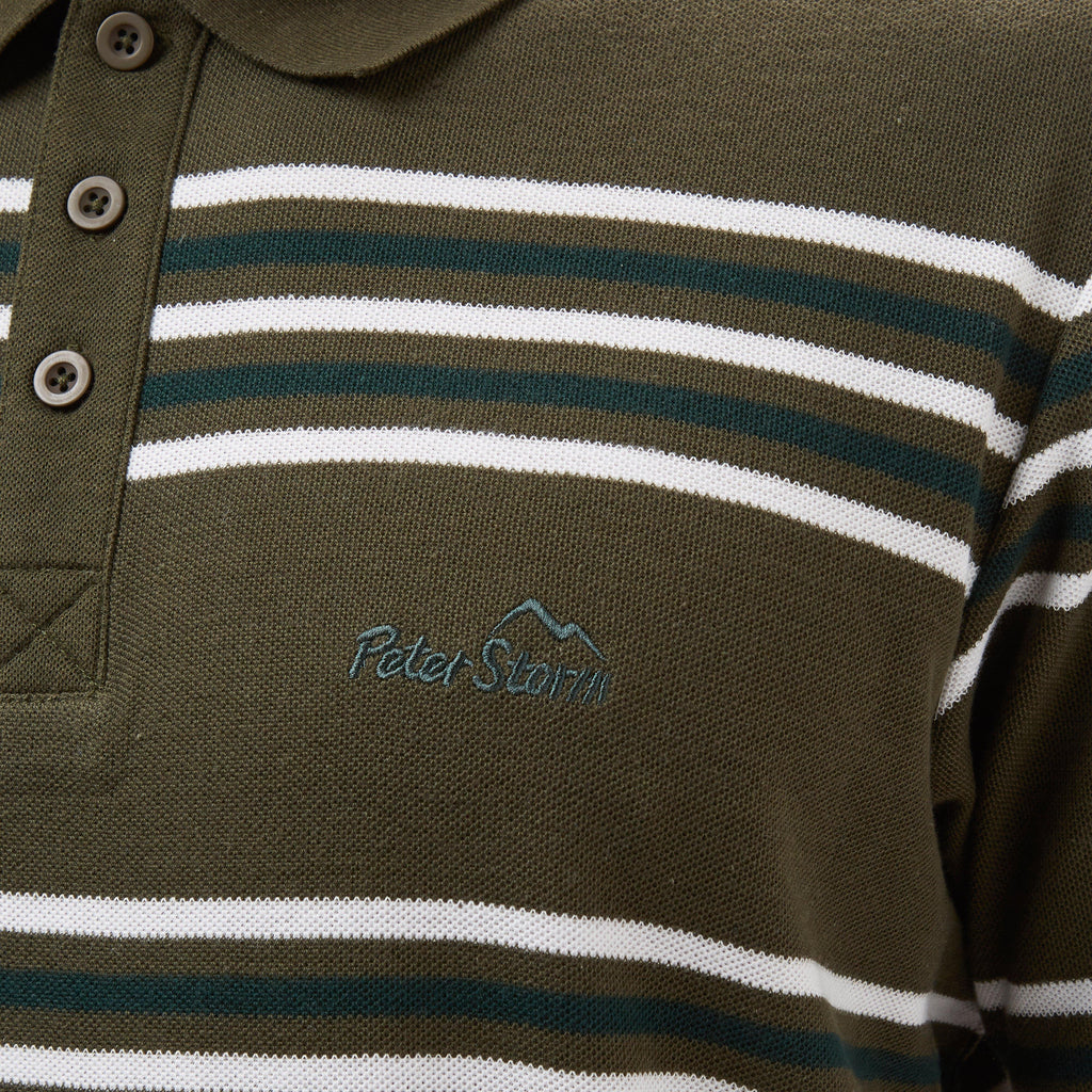 Men's Striped Polo Shirt