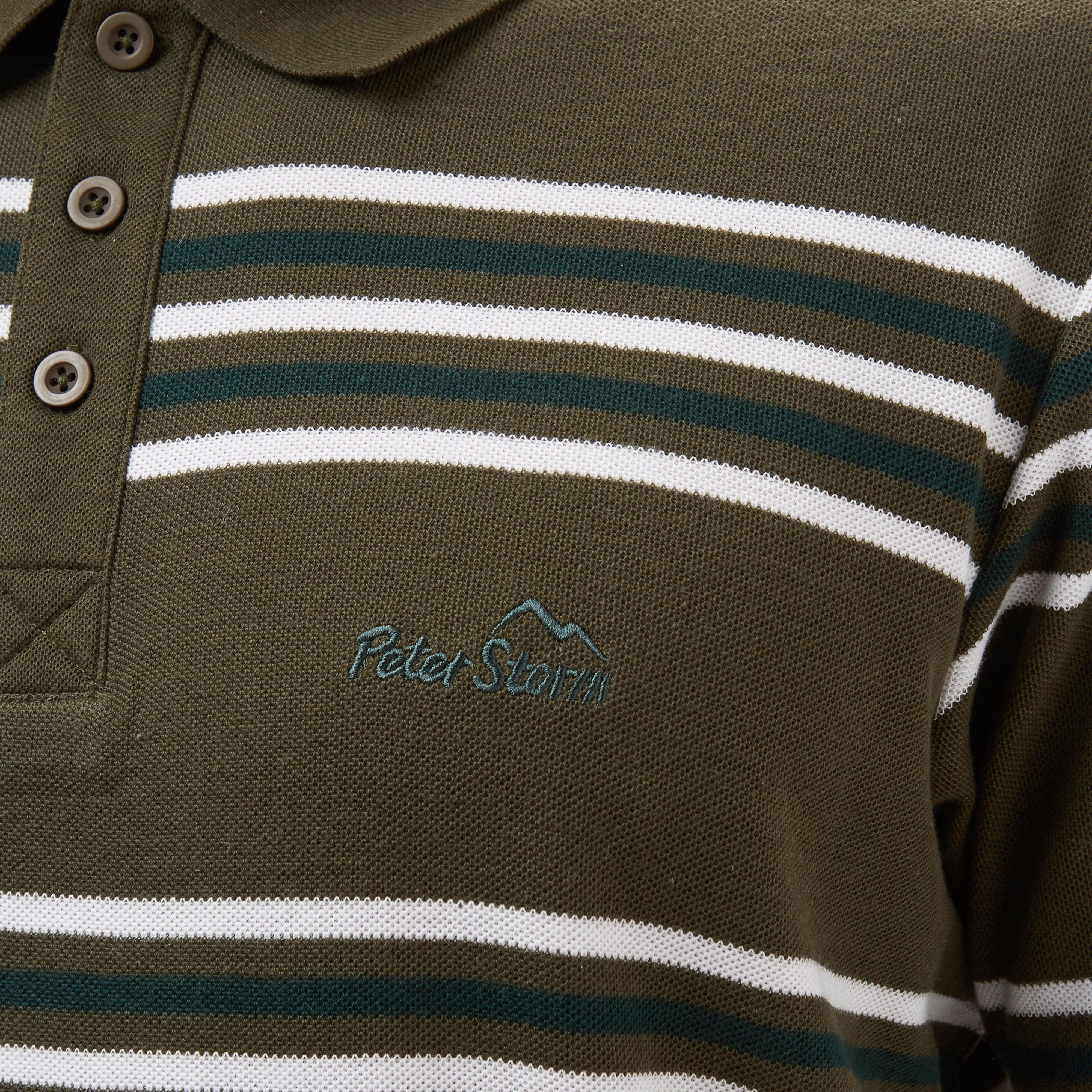 Men's Striped Polo Shirt
