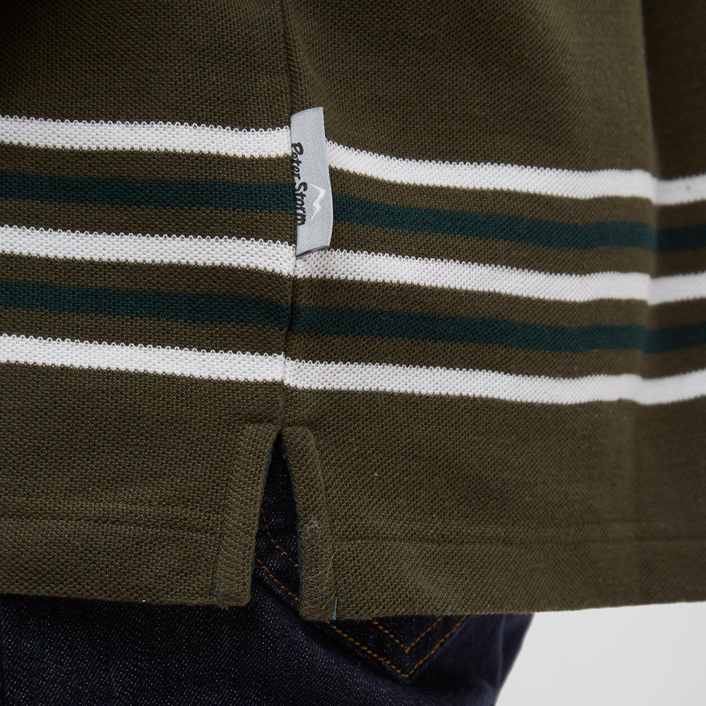 Men's Striped Polo Shirt