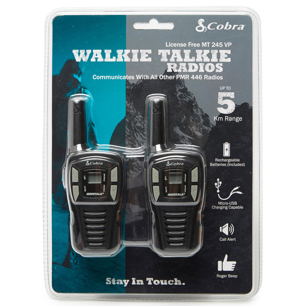 Cobra MT245 Walkie Talkie Twin Pack