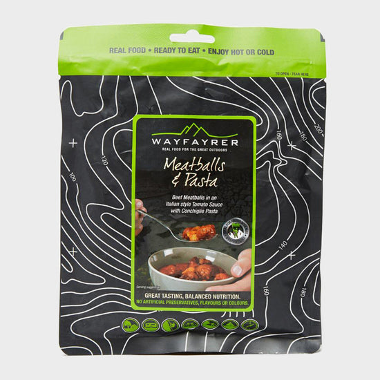 Meatballs & Pasta In Tomato Sauce Ready-to-Eat Camping Food