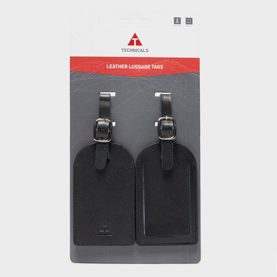 Set of 2 Leather Luggage Tags