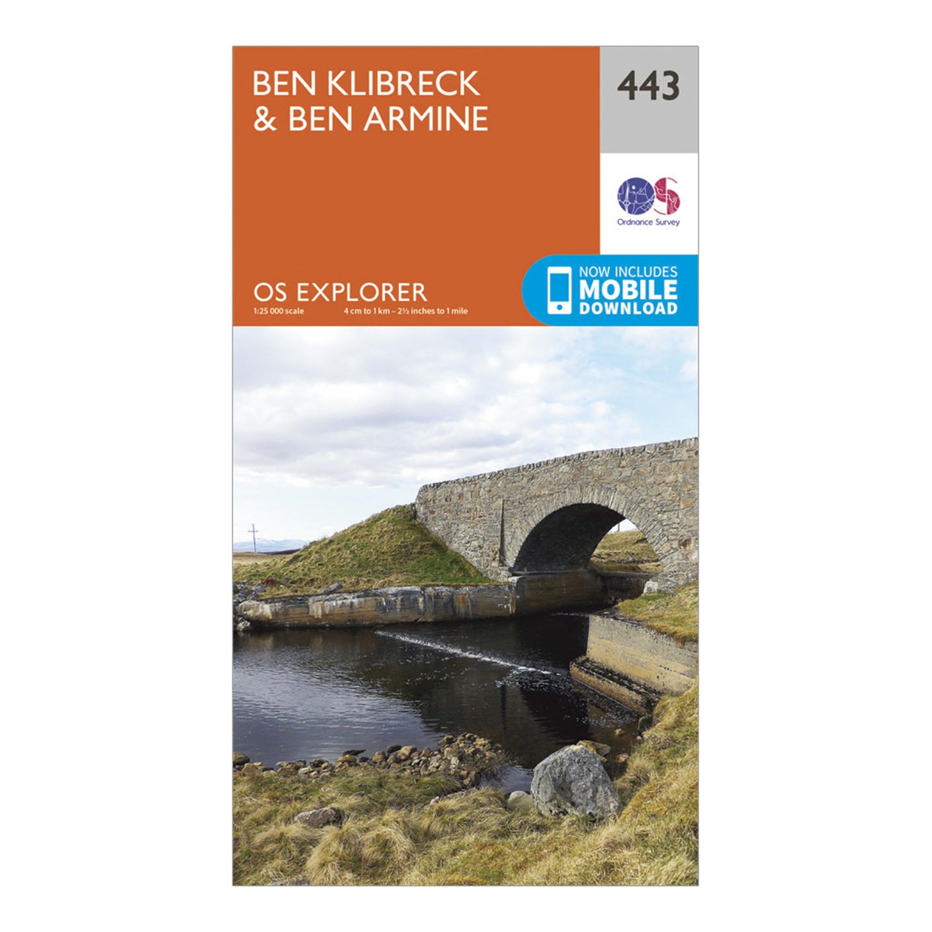 Explorer 443 Ben Klibreck & Ben Armine Map With Digital Version