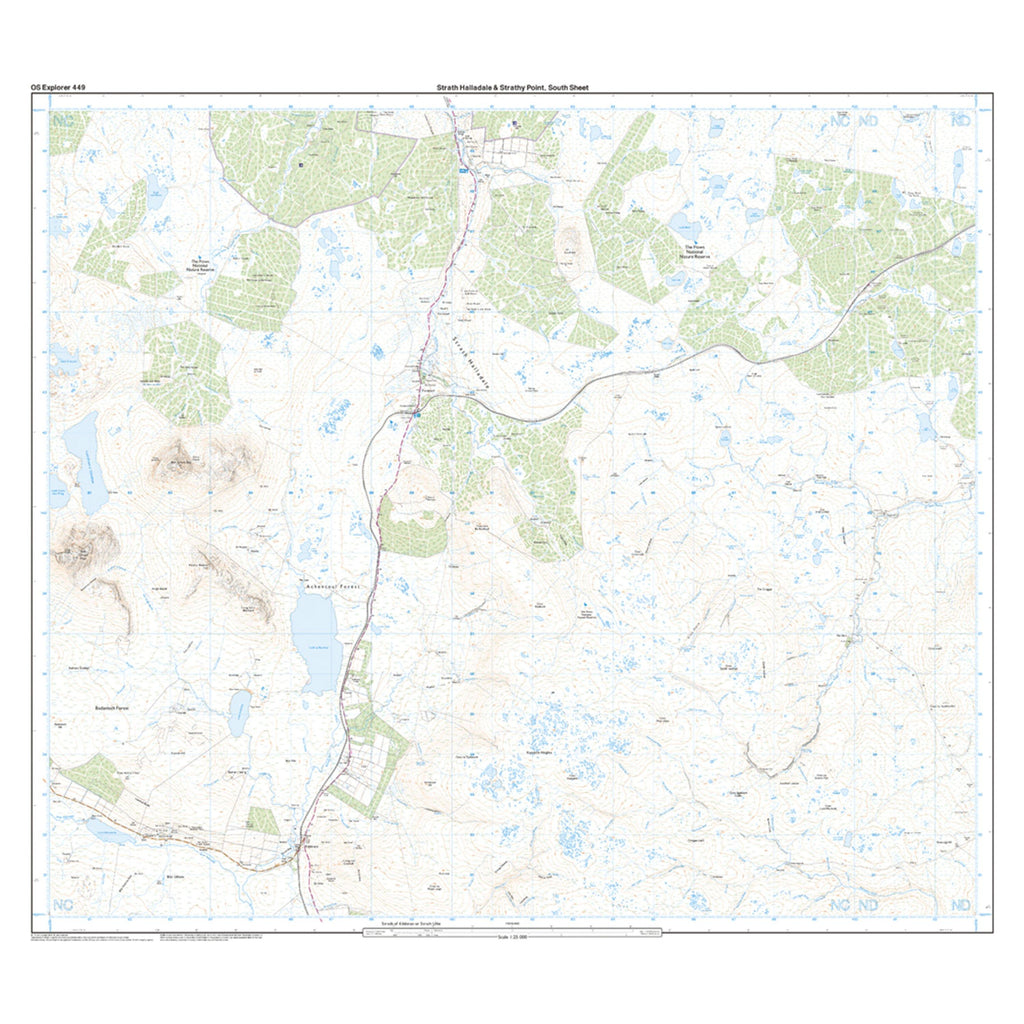 Explorer 449 Strath Halladale & Strathy Point Map With Digital Version