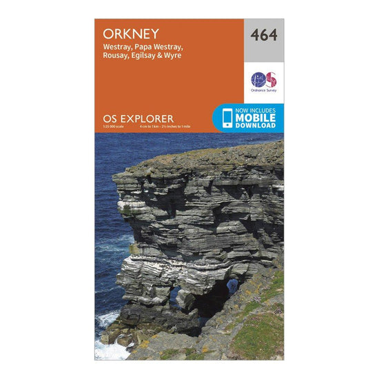 Explorer 464 Orkney Map With Digital Version