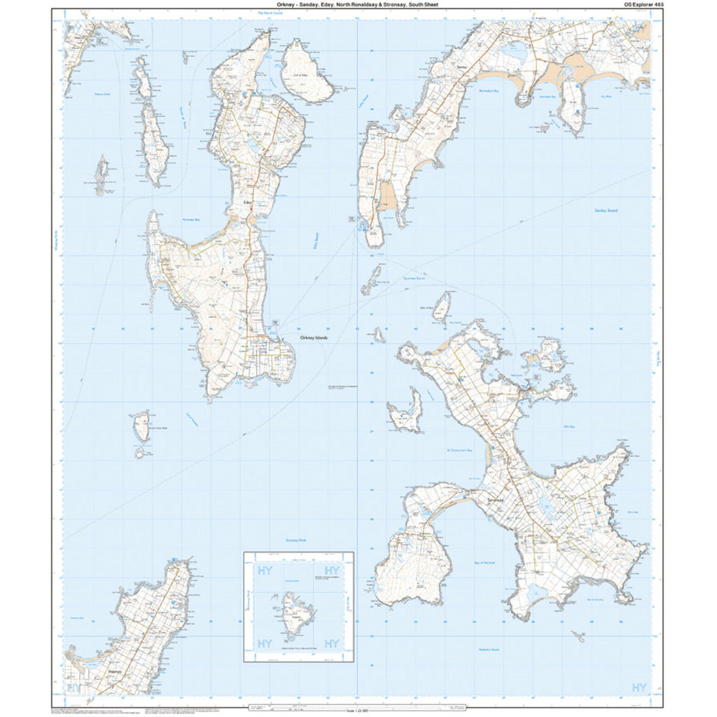 Explorer 465 Orkney Map With Digital Version