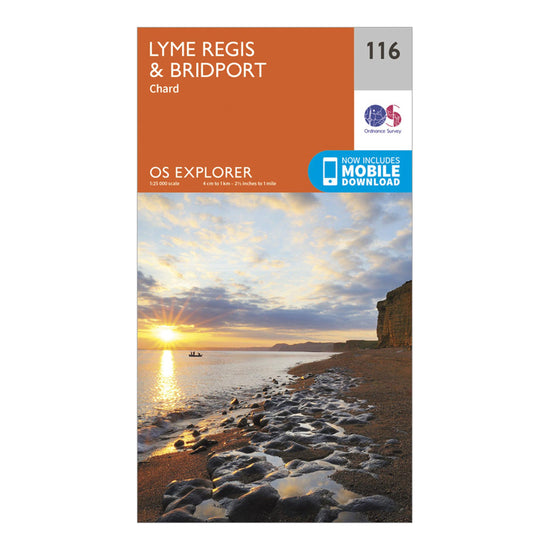 Explorer 116 Lyme Regis & Bridport Map With Digital Version