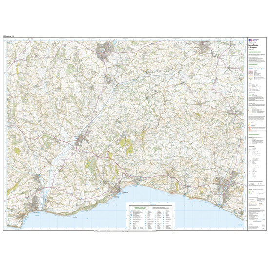 Explorer 116 Lyme Regis & Bridport Map With Digital Version