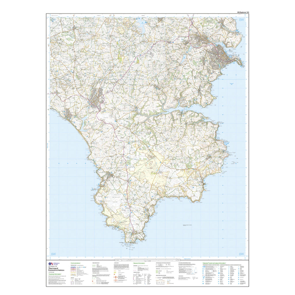Explorer Active 103 The Lizard Map With Digital Version