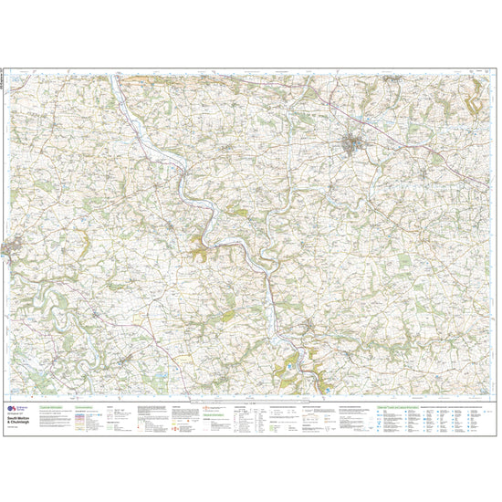 Explorer 127 South Molton & Chulmleigh Map With Digital Version