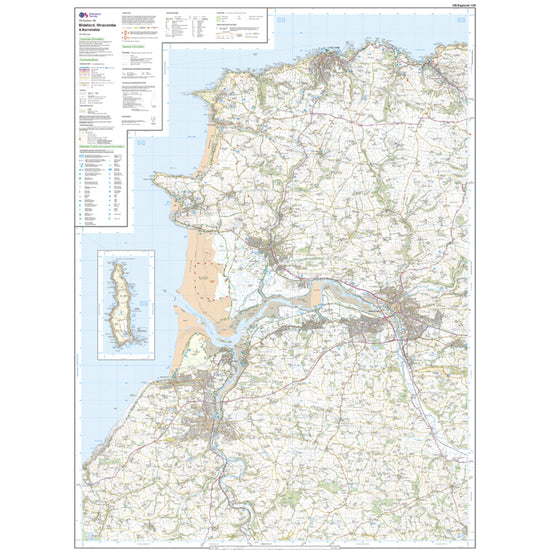 Explorer 139 Bideford, Ilfracombe & Barnstaple Map With Digital Version