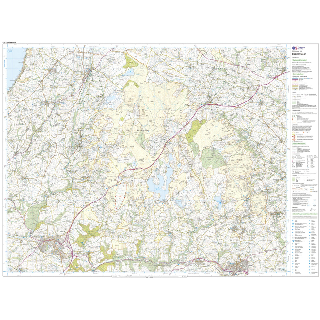 Explorer Active 109 Bodmin Moor Map With Digital Version