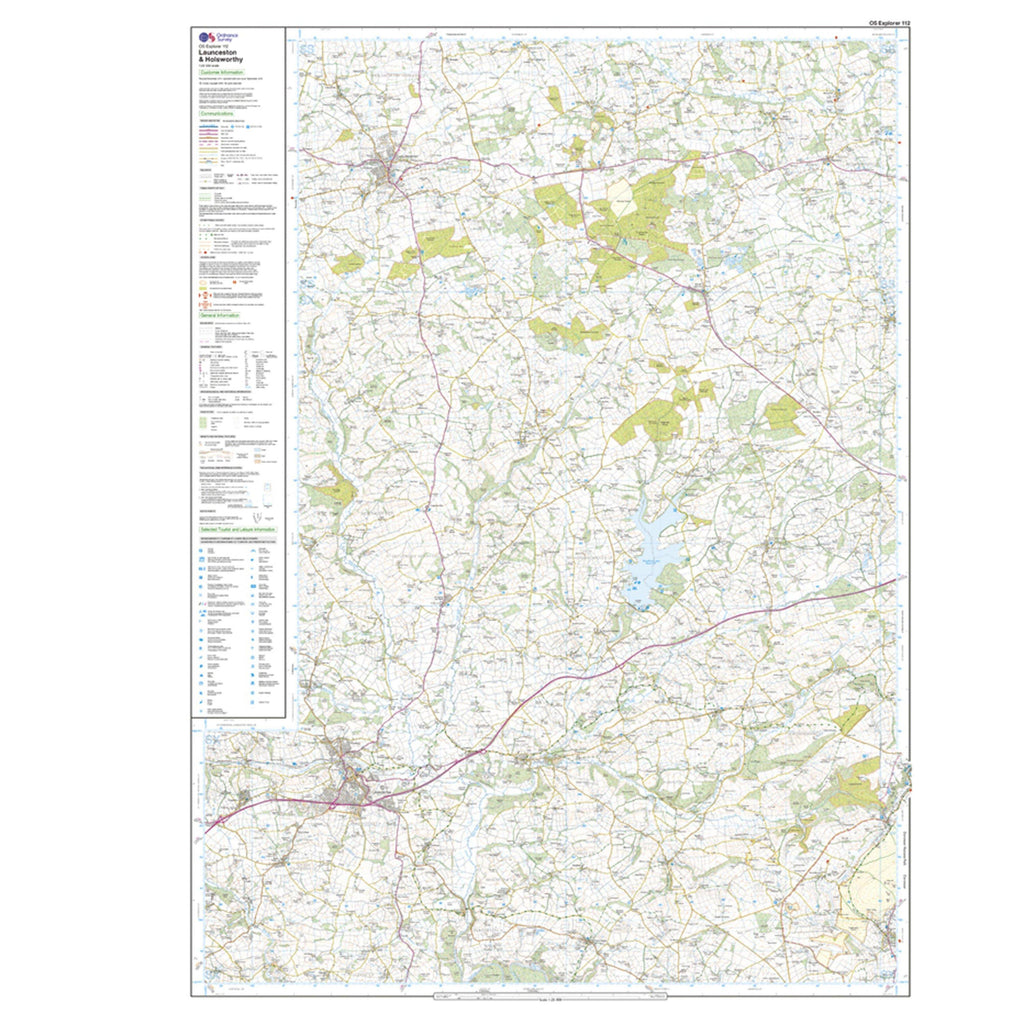 Explorer Active 112 Launceston & Holsworthy Map With Digital Version
