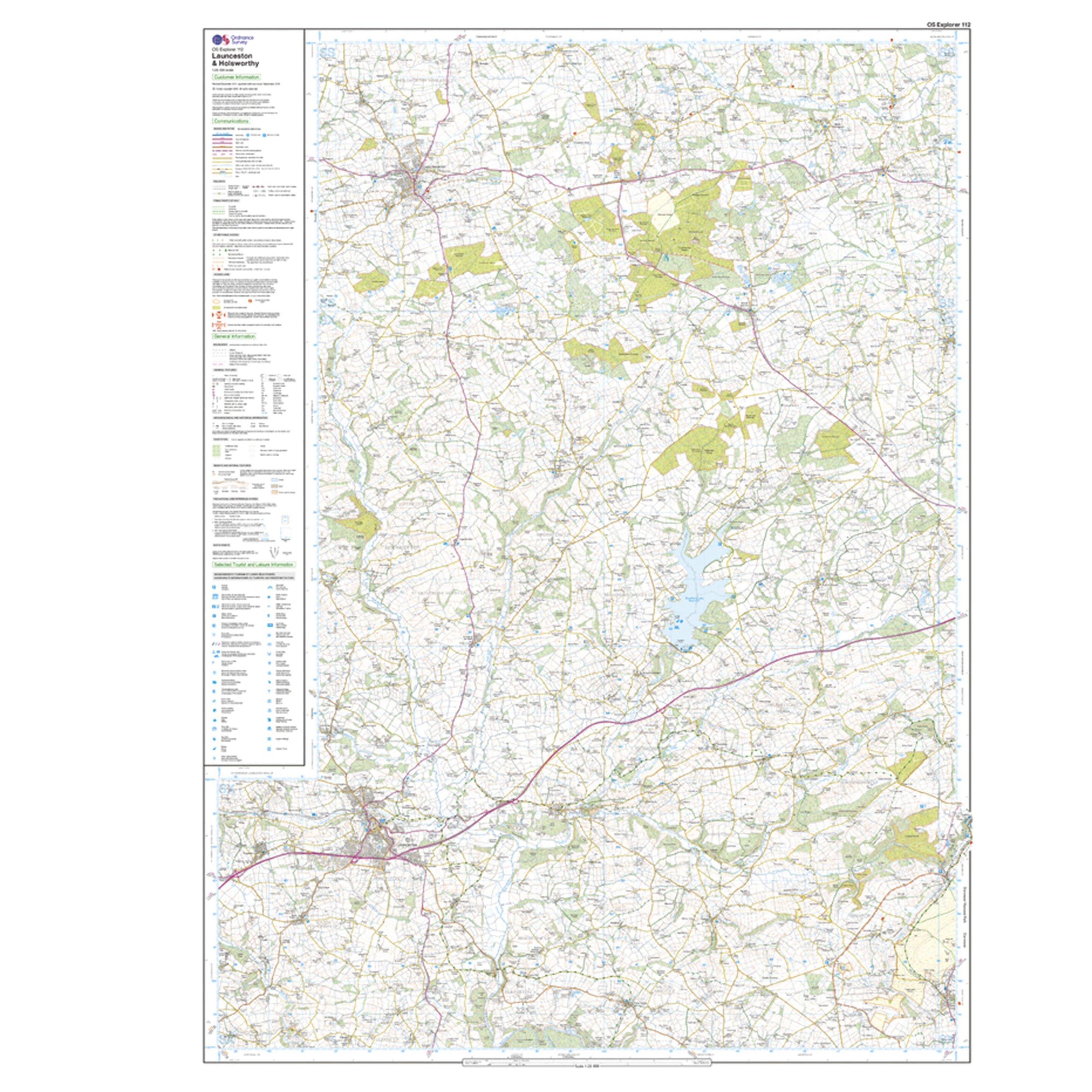 Explorer Active 112 Launceston & Holsworthy Map With Digital Version