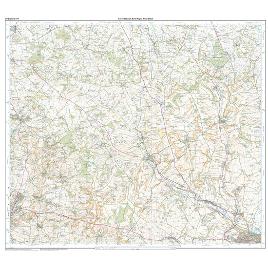 Explorer Active 117 Cerne Abbas & Bere Regis Map With Digital Version
