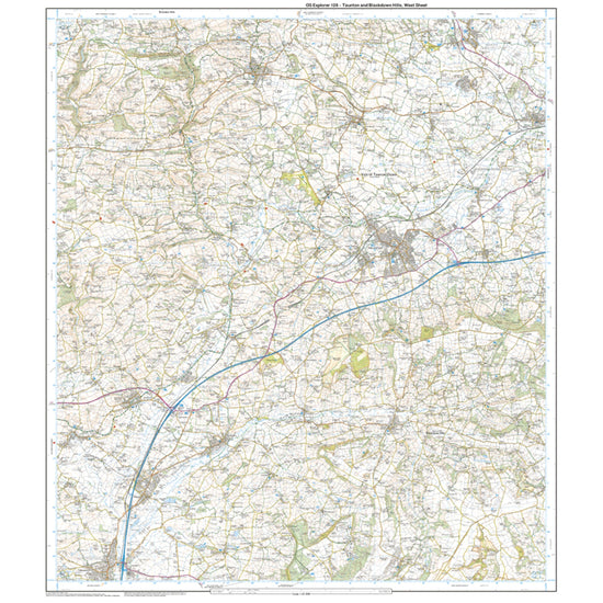 Explorer Active 128 Taunton & Blackdown Hills Map With Digital Version