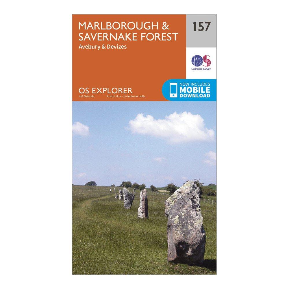 Explorer 157 Marlborough & Savernake Forest Map With Digital Version