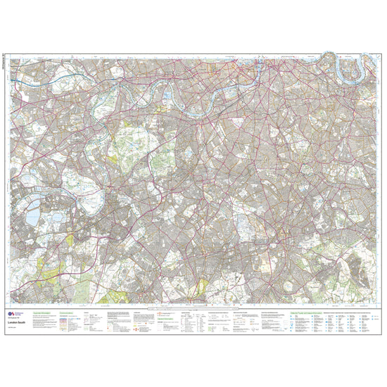 Explorer 161 London South Map With Digital Version
