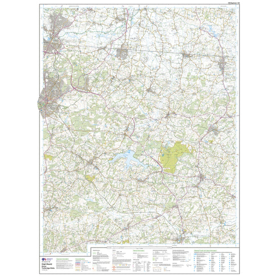 Explorer Active 136 High Weald & Royal Tunbridge Wells Map With Digital Version