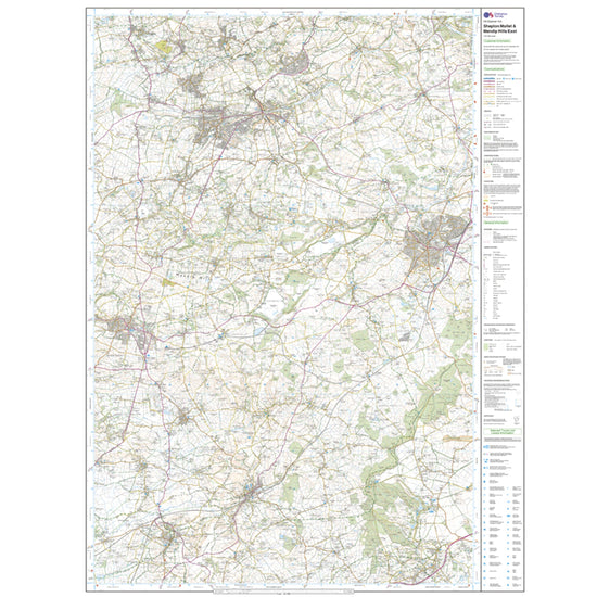 Explorer Active 142 Shepton Mallet & Mendip Hills East Map With Digital Version