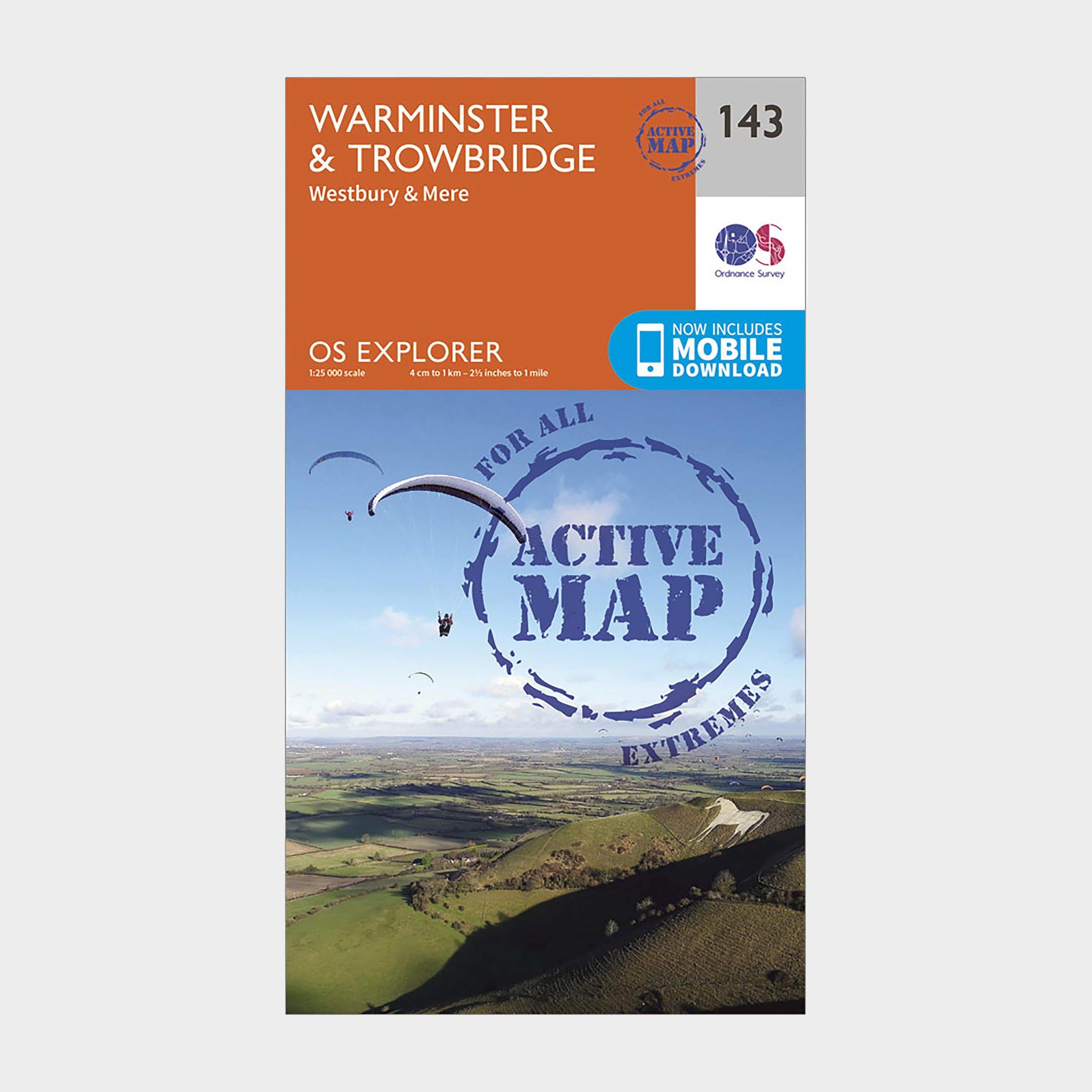 Explorer Active 143 Warminster & Trowbridge Map With Digital Version