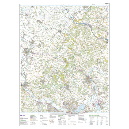 Explorer 171 Chiltern Hills West, Henley-on-Thames & Wallingford Map With Digital Version