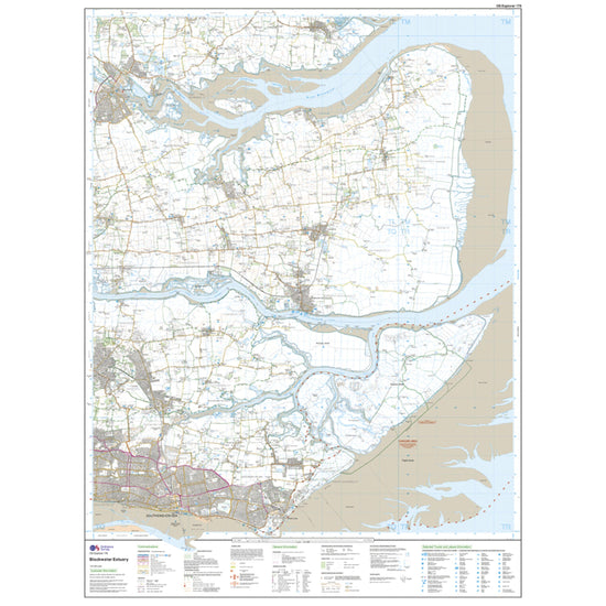 Explorer 176 Blackwater Estuary Map With Digital Version