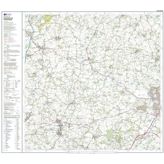 Explorer 183 Chelmsford & The Rodings Map With Digital Version