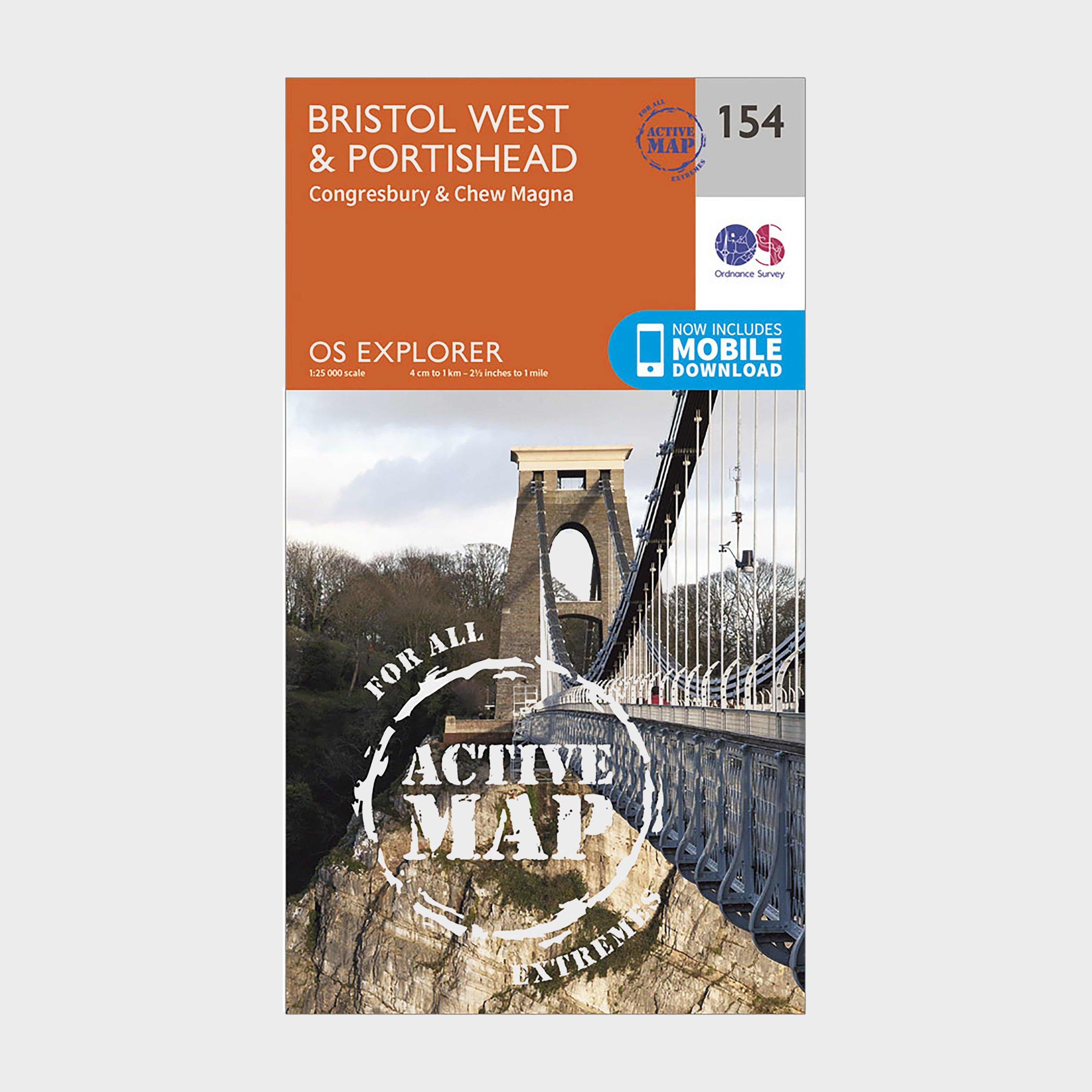 Explorer Active 154 Bristol West & Portishead Map With Digital Version